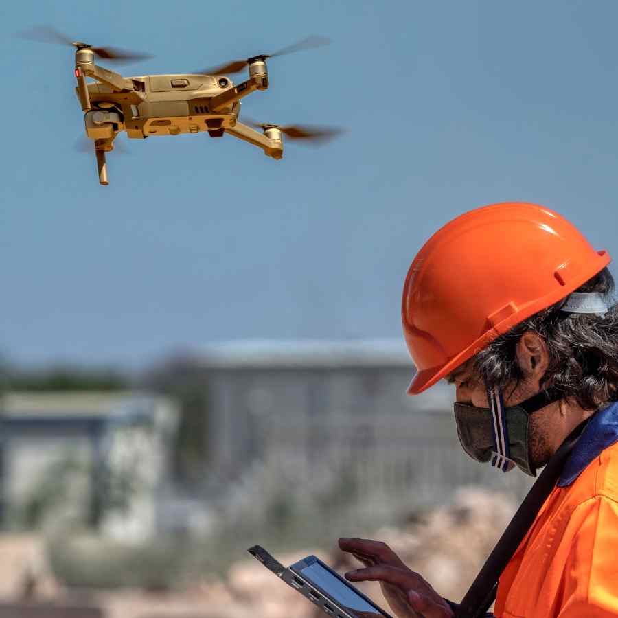 audit de toiture à castres depuis le ciel par drone